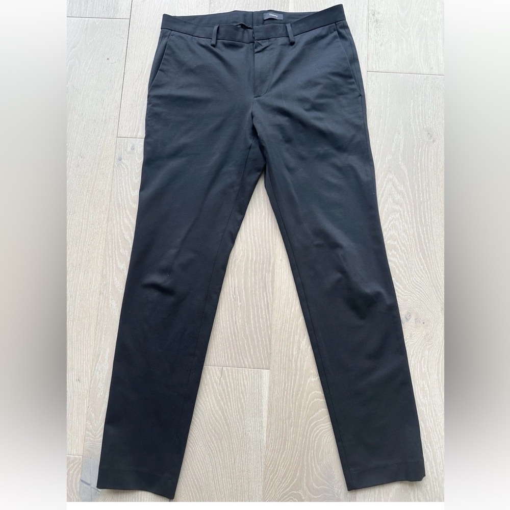 Theory Pants Mens Sz 32 Black Slim Fit Stretch Dress Casual Business